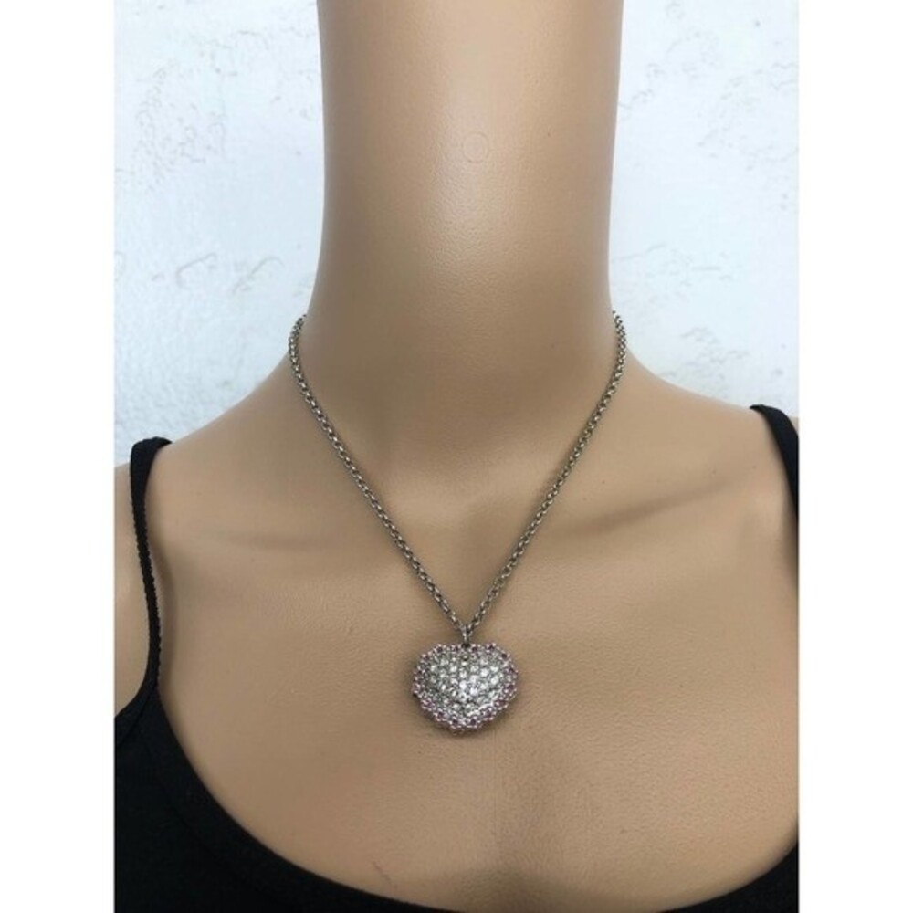 Swarovski Crystal Heart Locket Necklace
